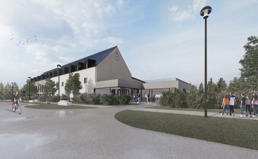 Kollégium külső látványterv (1)