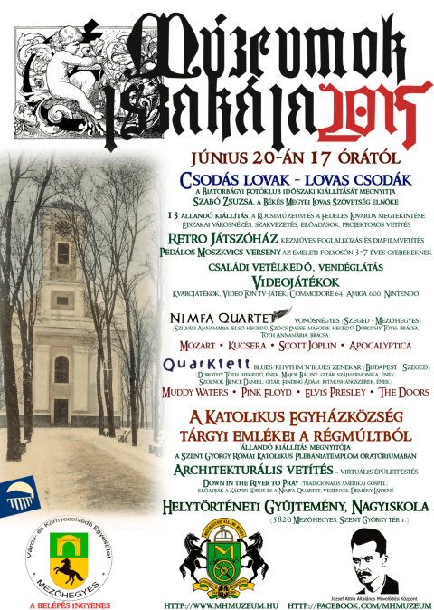 Múzeumok Éjszakája 2015 plakát